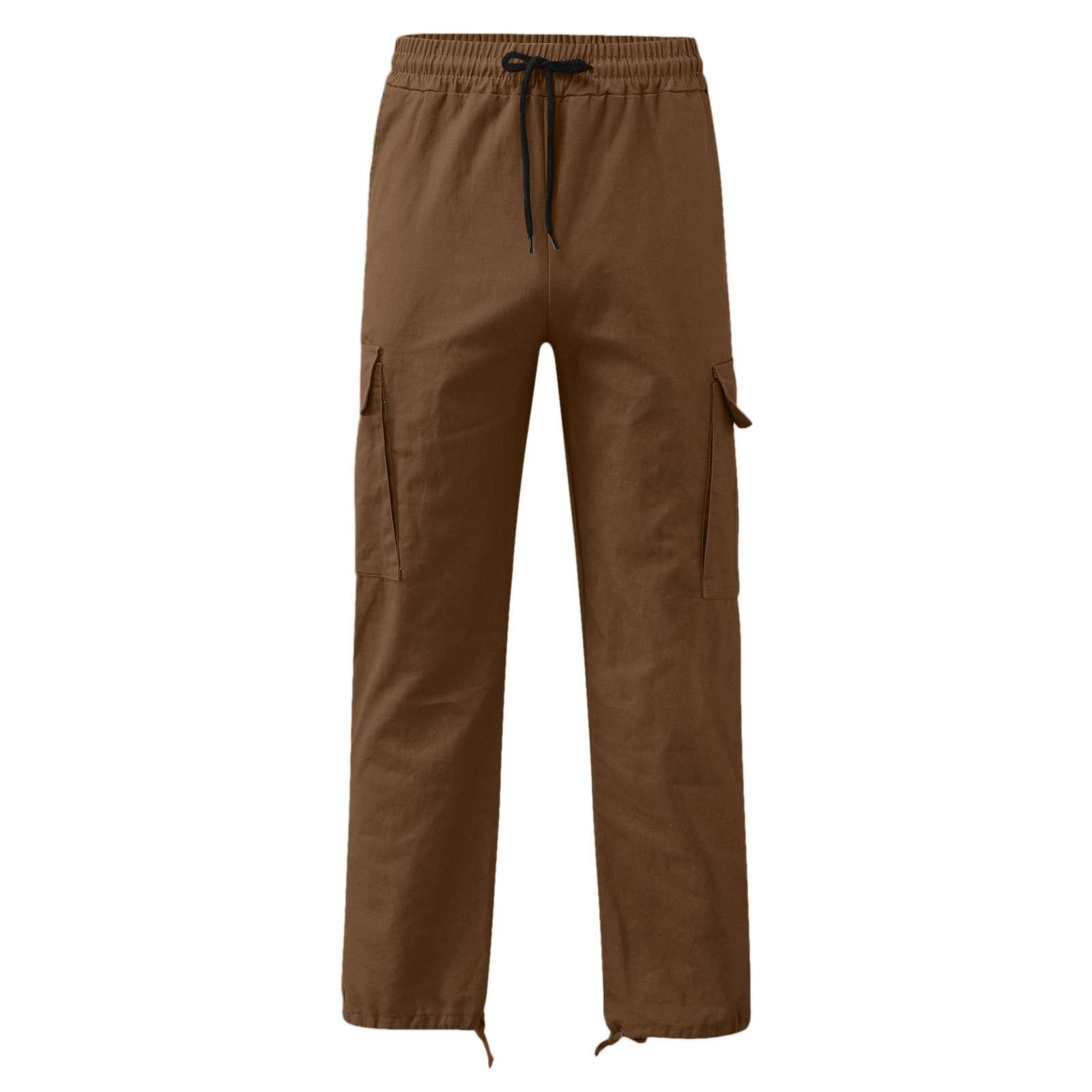 Pantalon décontracté homme avec cordon et poches style cargo_voghion.com