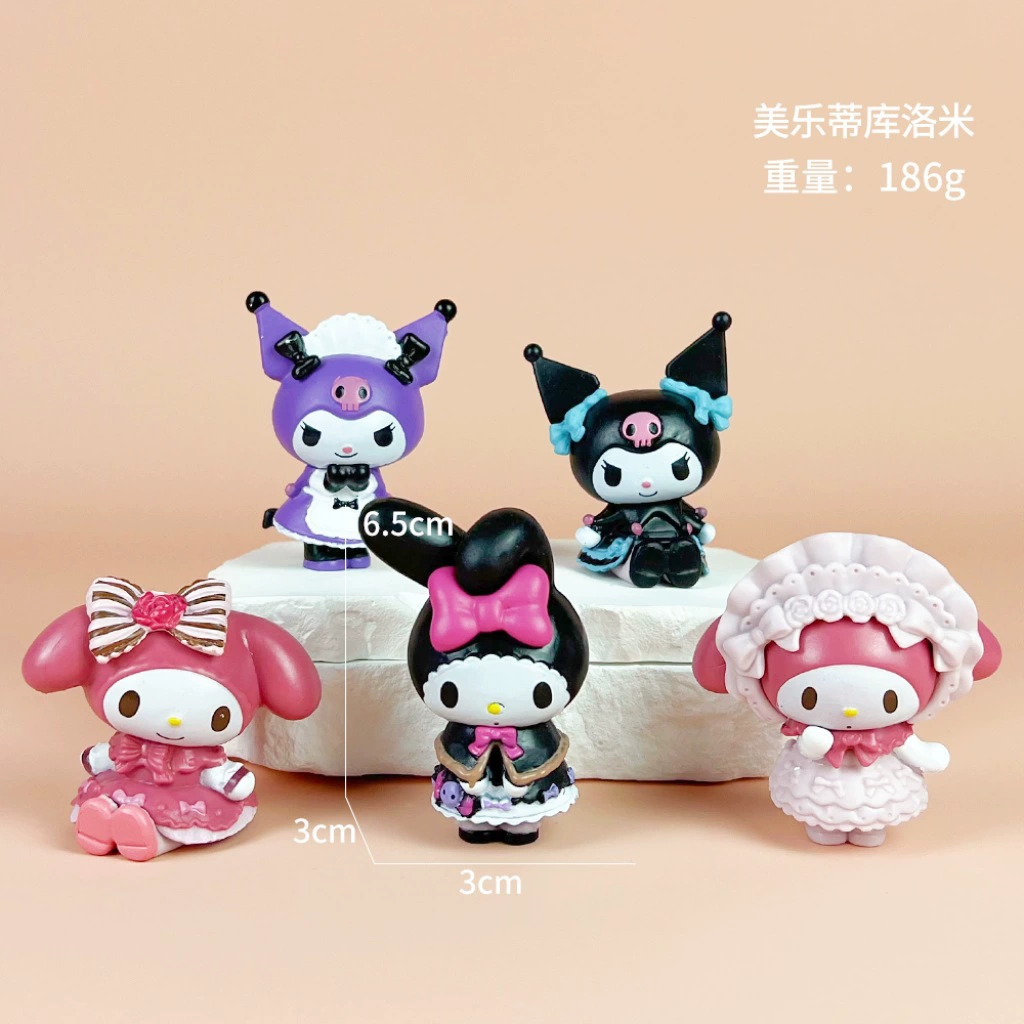 Sanrio Blind Blind Прорицание Куроми Пати Мелати Волбери Киллер аниме кукла модель, моделирование Play Tide Play
