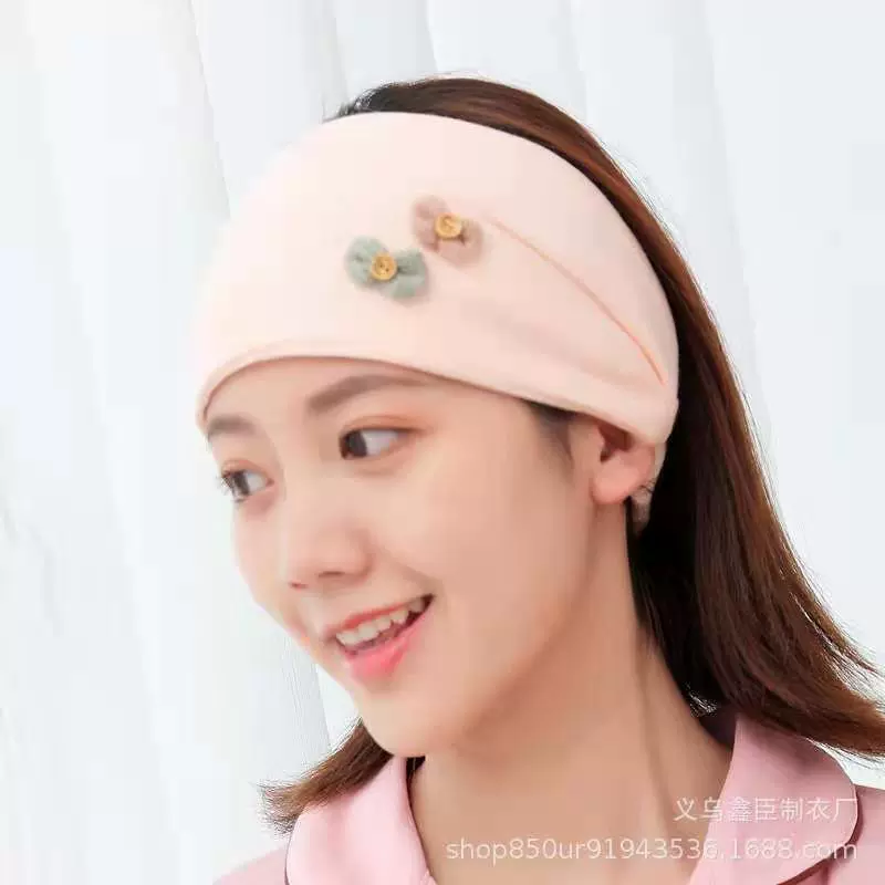 Ni Ni Angel хлопчатобумажный мягкий уход после родов беременная женщина тюрбан шляпа удобная лента для волос йоги летом