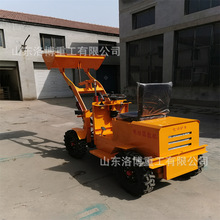 新能源养殖场电动铲车 电动四驱装载机 酒厂用电动小铲车