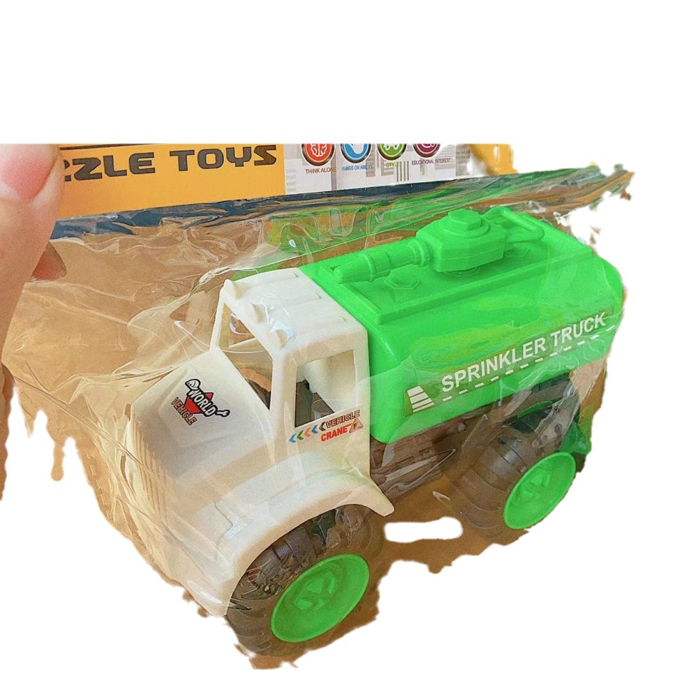 Juguete para niños ingeniería coche Chuck bolsa coche de juguete inercia saneamiento camión de basura puesto suministro anillo lote