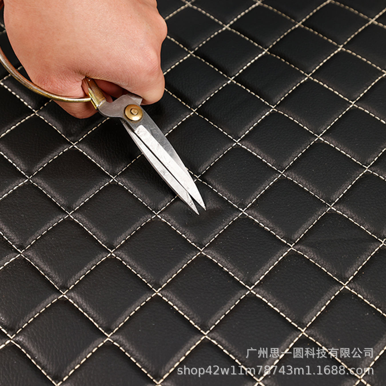 General Motors Car Floor Mats Cross-Border New Product Wholesale Foreign Trade Amazon Temu Tk Dropshipping Checkered Pattern Wear-Resistant Non-Slip