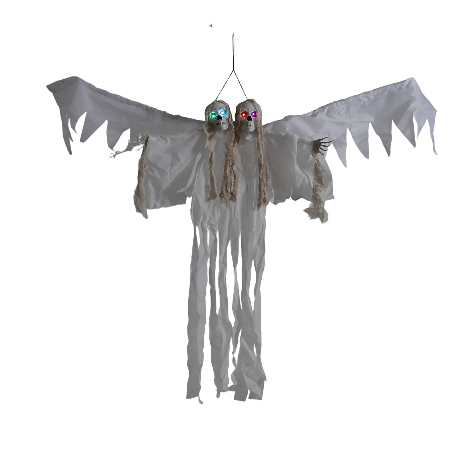 Halloween transfronterizo colgando fantasmas, fiesta en la habitación secreta, accesorios de decoración engañosos y aterradores, gran colgante en la puerta de la casa embrujada
