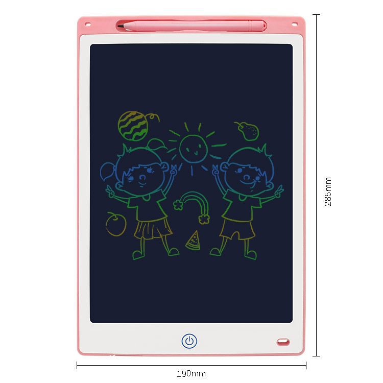 Placa de escritura LCD electrónica pequeña pizarra niños graffiti color dibujo tablero luz energía dibujo tablero color pantalla escritura tablero