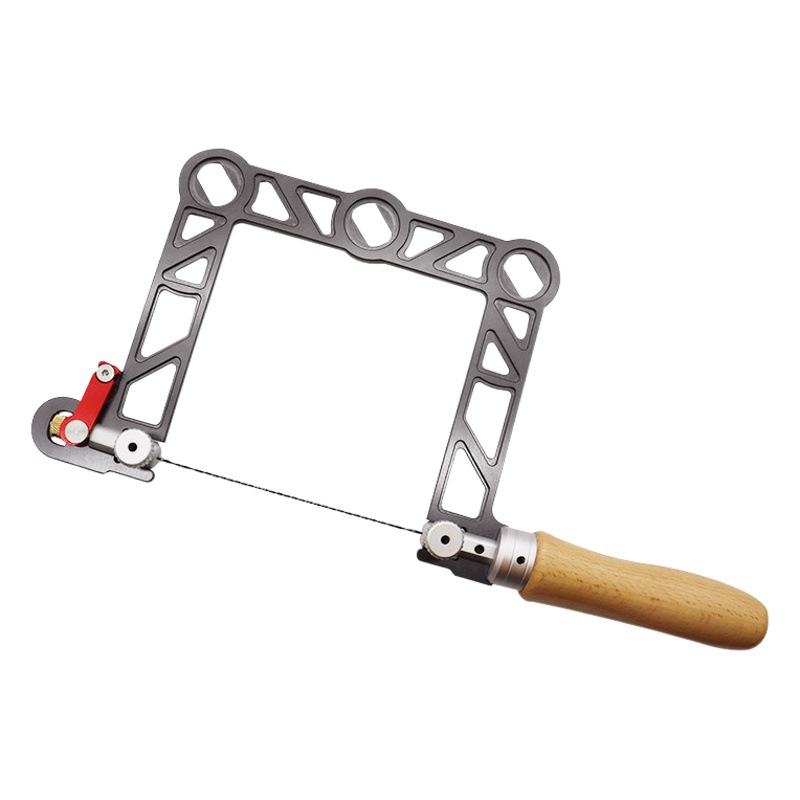 Sierra de tracción para trabajar la madera sierra curva mini sierra manual de alambre de acero universal sierra en forma de u oro plata cobre joyería modelo de sierra image 1