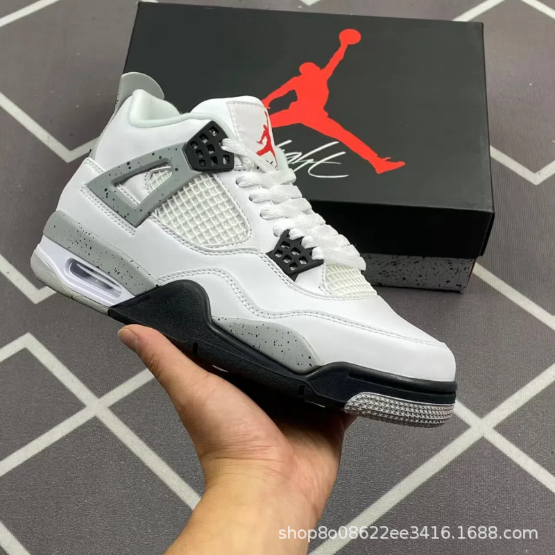 莆田鞋纯原AJ4篮球鞋板鞋低帮高品质真皮头层牛皮男鞋女鞋运动鞋