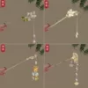 Lily of Lonely+Magnolia+Palace Lantern+Folding Fan