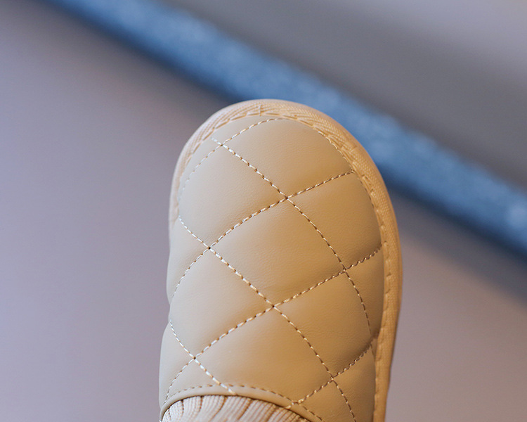 Cotone per ragazze invernali Snowy 2023 per bambini con calzini caldi per stivali corti da ragazzo e medi ispessiti_voghion.com