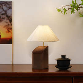 中古法式小台灯美式复古卧室主卧高颜值简约日式侘寂风床头氛围灯