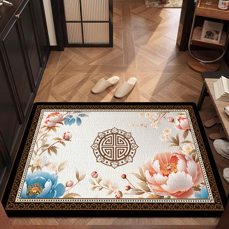 Bathroom and Toilet Diatomaceous Earth Thickened Water-Absorbent Leather Floor Mat, Kitchen Oil-Proof and Waterproof Household Non-Slip Mat Bathroom and Toilet Diatomaceous Earth Thickened Water-Absorbent Leather Floor Mat, Kitchen Oil-Proof and Waterproof Household Non-Slip Mat
