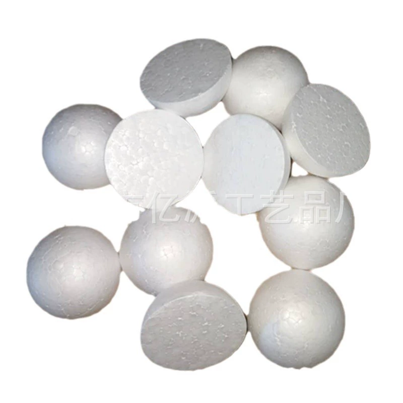 White ultra light clay with accessories, styrofoam ball, 4.5cm, EPS