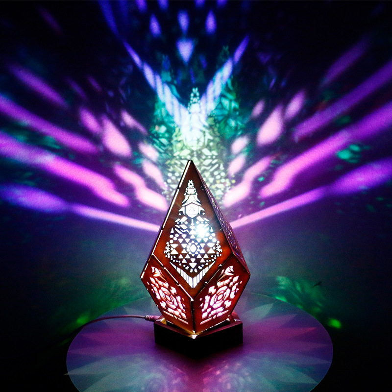 Bohemian Light led transfronterizo viento bohemio luz nocturna decoración luz de cielo estrellado luz de proyección de suelo láser