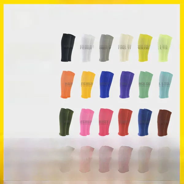 Leg Guards, Solid Color Compression Leg Guards, Calf Sleeves, Sports, Multiple Colors and Sizes, Wholesale Customization, 50 Pairs, Oem Factory
