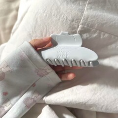 甜妹可爱蓝色小象抓夹甜美少女心百搭新款发饰头饰