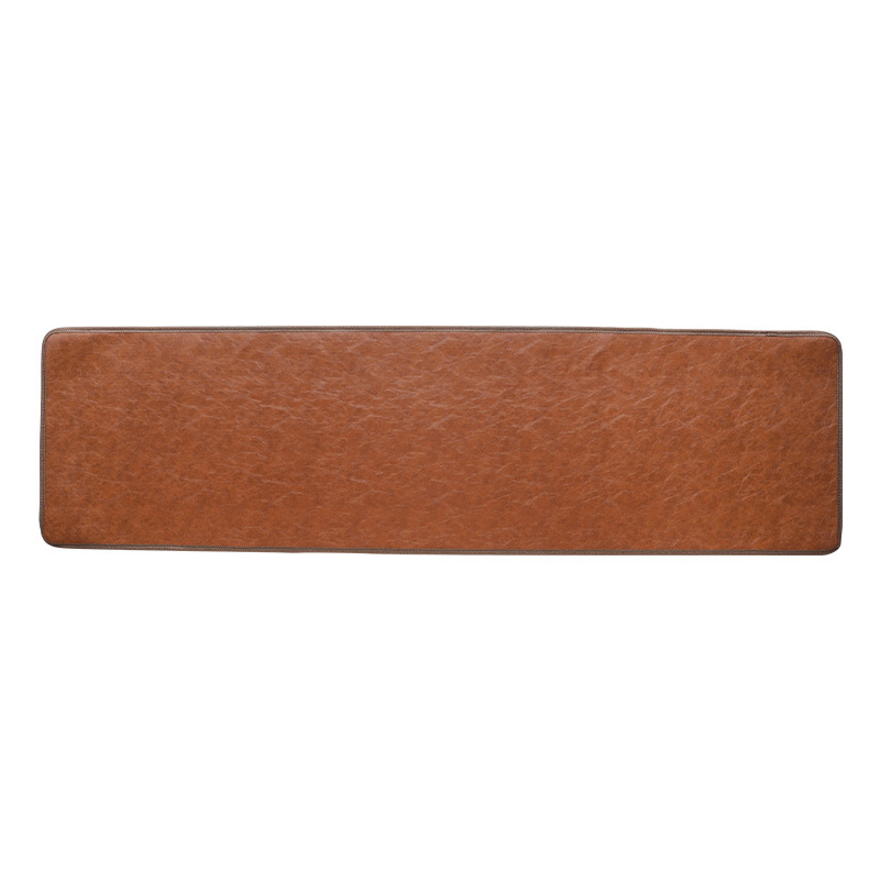 Cojín de cuero grueso de madera sólida, banco de madera roja, banco de esponja, cojín grueso, banco de cambio de zapatos, calzado
