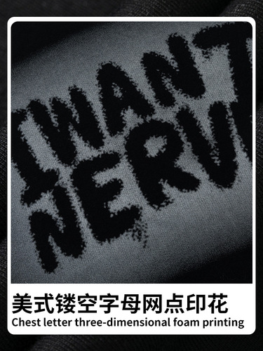 Kang Road Men's Clothing Couple Trendy Letter Print Short Sleeve T-Shirts for Men and Women Spring and Summer New Relaxed American Style T-Shirts