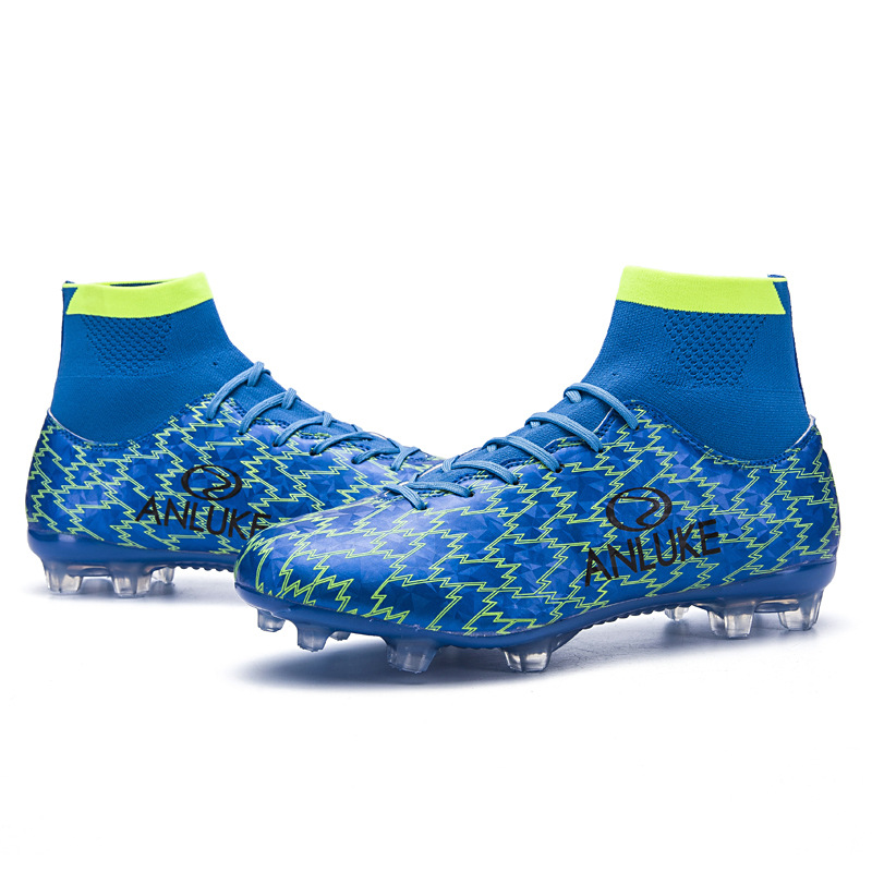 2022 transfronteriza nuevos zapatos de fútbol FGTF zapatos de fútbol de uñas cortas transpirables para hombres zapatos de entrenamiento de hierba