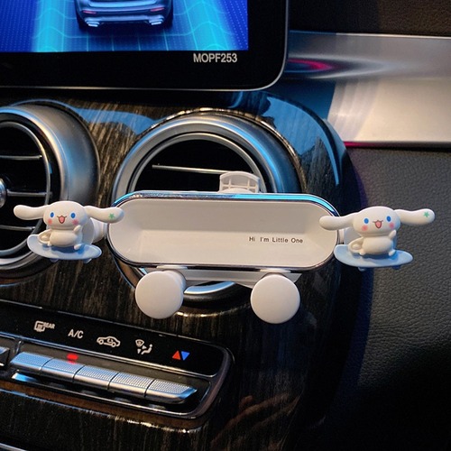Car mobile phone holder car creative cartoon  new car air outlet mobile phone navigation fixed support bracket