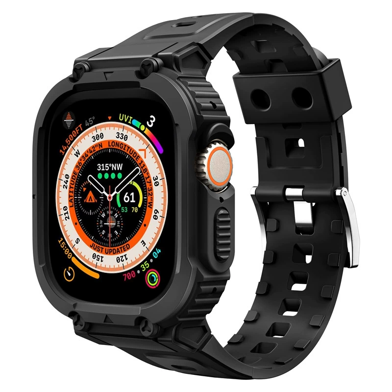 Ремешок для Apple Watch Series 7, TPU армированный, совместим с iWatch9