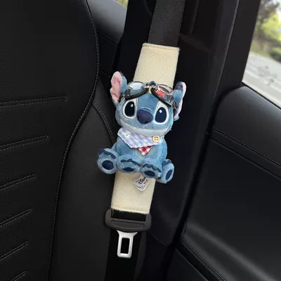 Other Automotive Interior Supplies | for Women - blue-bib-stitch-white-shoulder-pads