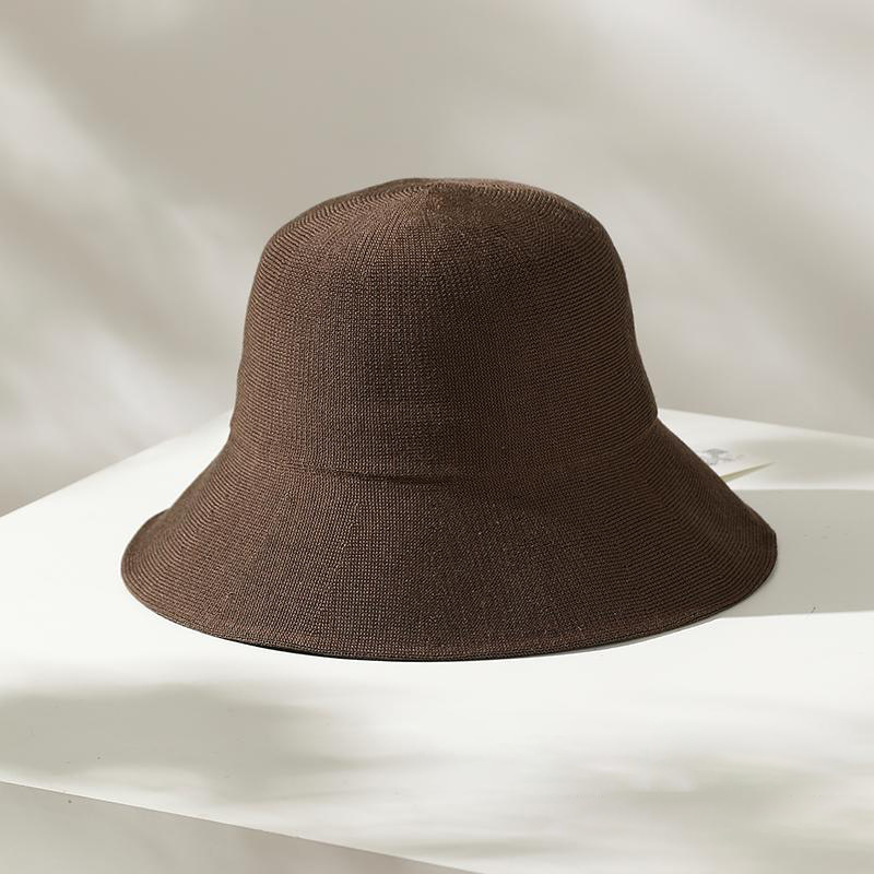 Cappello da pescatore da donna in seta di gelso stile giapponese di alta qualità, modello Hepburn 2026, leggero, ideale per viaggi e vacanze estive._voghion.com