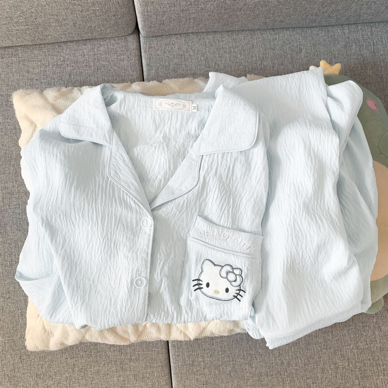 Yunduo cotton-j1816#Kt cat blue long