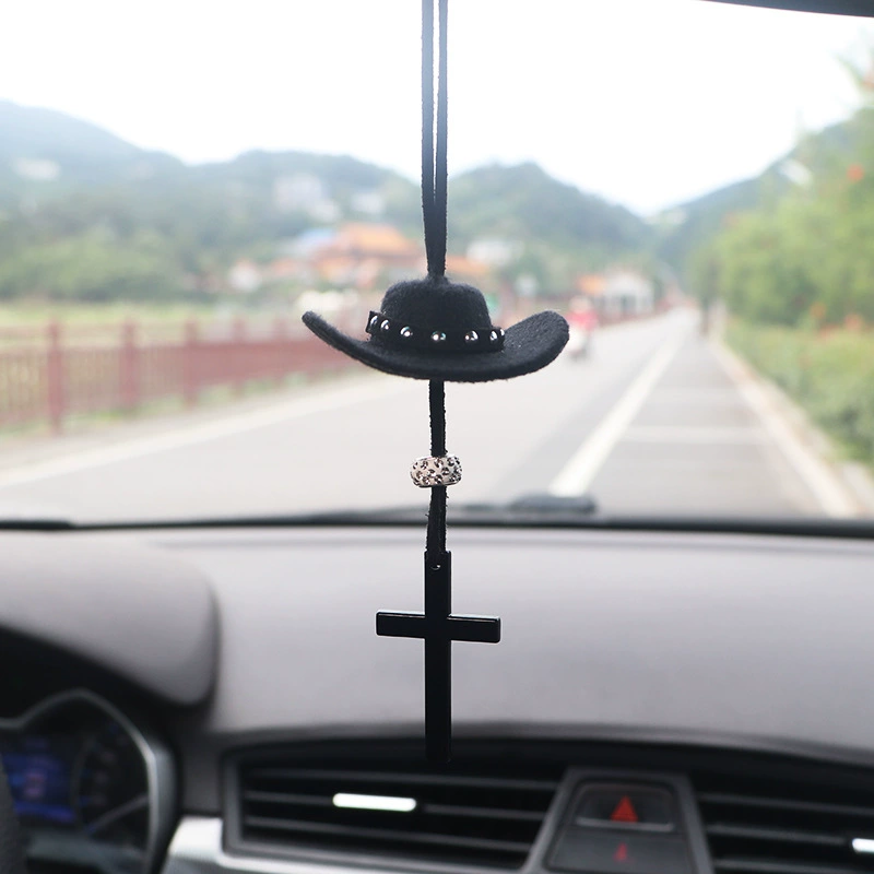 Ковбойская шляпа автомобильная подвеска джазовая шляпа автомобильная подвеска крест автомобильная подвеска внешняя торговля автомобильная подвеска оптом