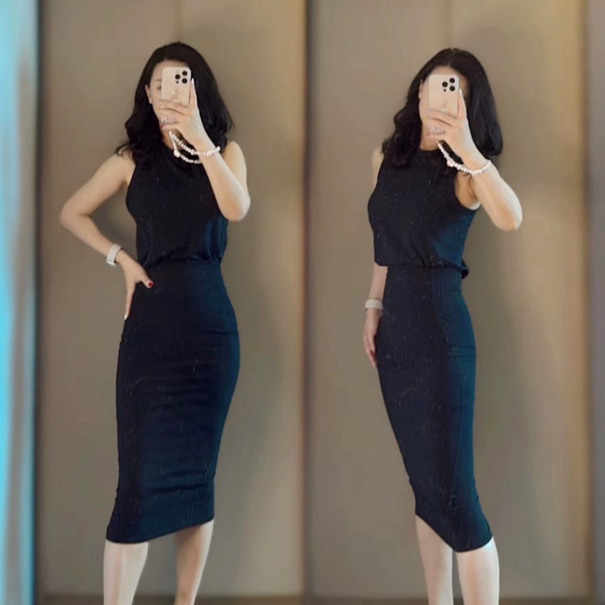 Серия S-юбка hip hip Slim-fit нулу обнаженная само-схудение талия высокая талия тонкая талия тонкое рабочее место женское полуребро Азия Камбоджа луу