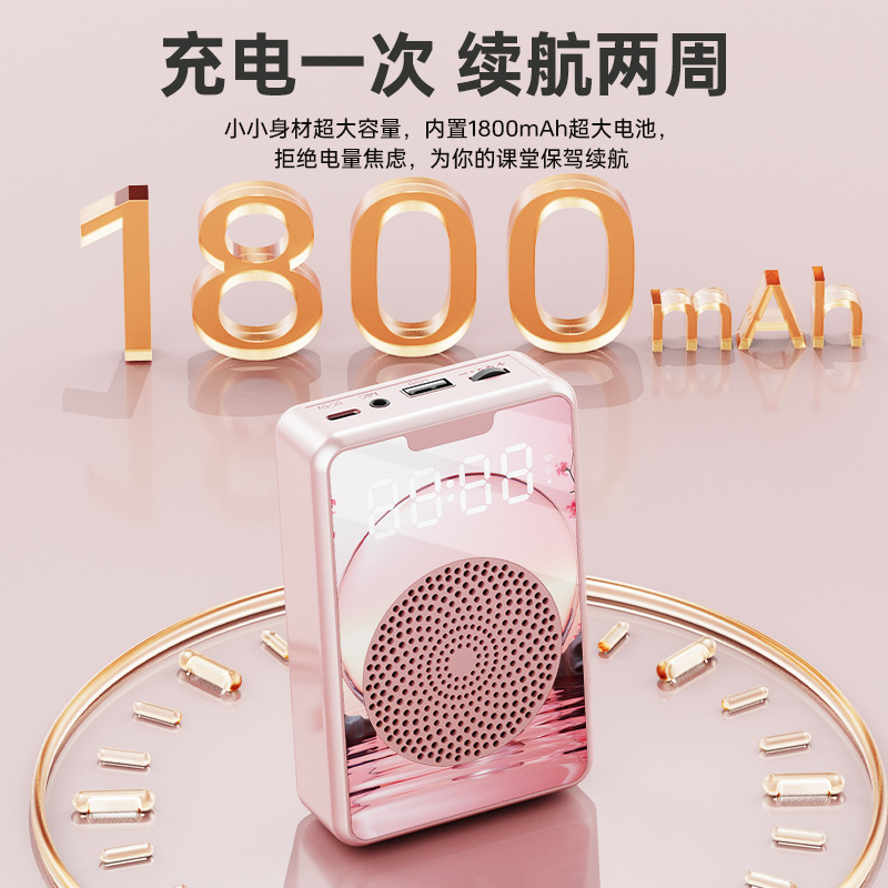 新款私模「H3」无线领夹麦扩音器小蜜蜂大音量多功能工厂直销批发|undefined