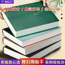 A5加厚记事本笔记本子简约ins风日记本办公会议记录本超厚工作本