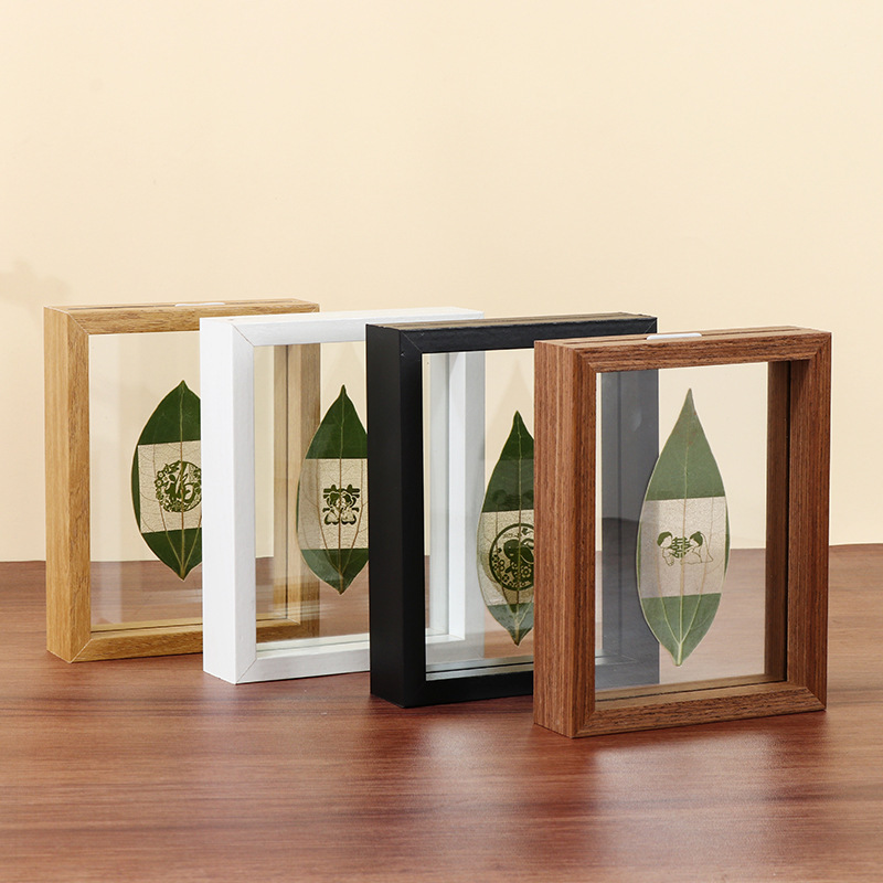 Creative Double-Sided Transparent Acrylic Photo Frame Dried Flowers, Plant Leaves, Carved Specimen Frame, Handmade Paper-Cut Picture Frame Ornaments Creative Double-Sided Transparent Acrylic Photo Frame Dried Flowers, Plant Leaves, Carved Specimen Frame, Handmade Paper-Cut Picture Frame Ornaments