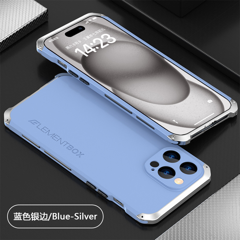 블루 실버 가장자리