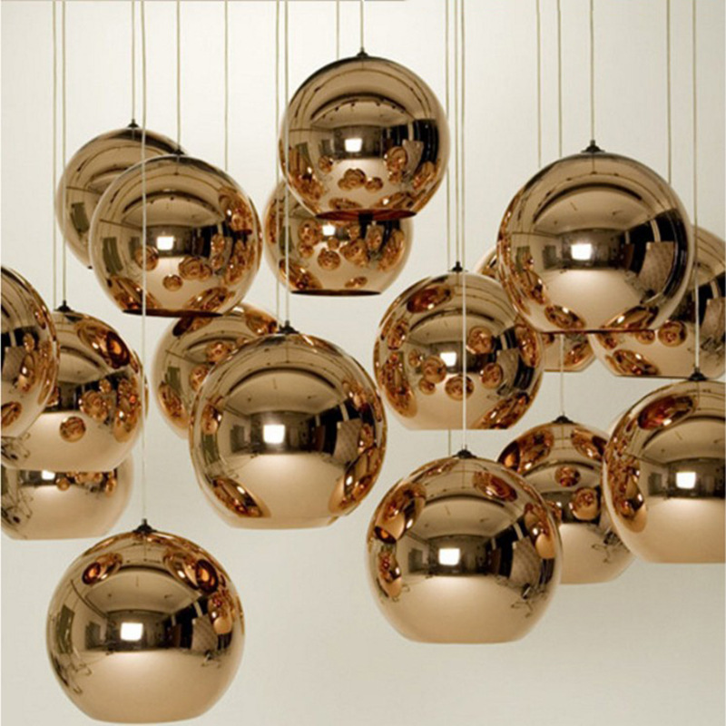 electroplate Glass Space Ball a chandelier hotel engineering Bar counter KTV Aisle Restaurant lamps and lanterns