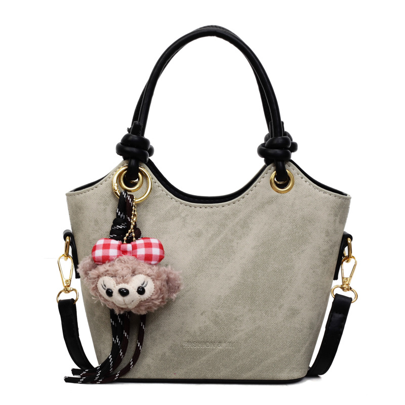 Bolsa de mano de alto nivel, bolso de cubo de moda, mujer, otoño y invierno, 2025, nuevo tipo de bolso de hombro casual, bolso de mochila universal.