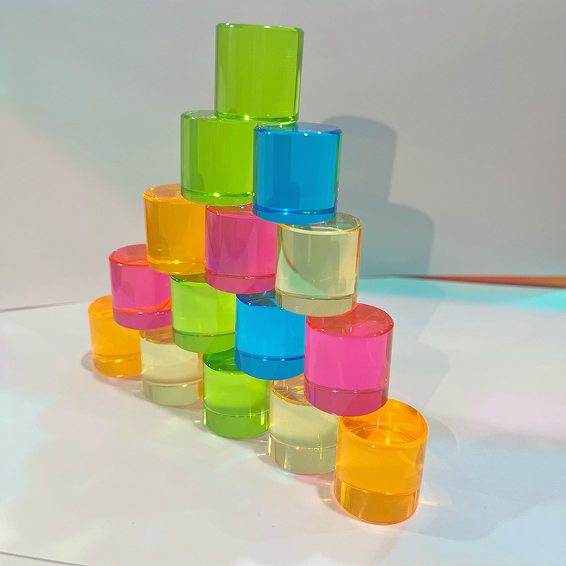 亚克力圆柱积木