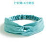 Knitted demi-season headband, hair accessory, European style, Korean style