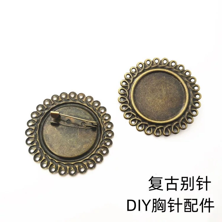 Brooch, accessories, retro pin, 4.6cm