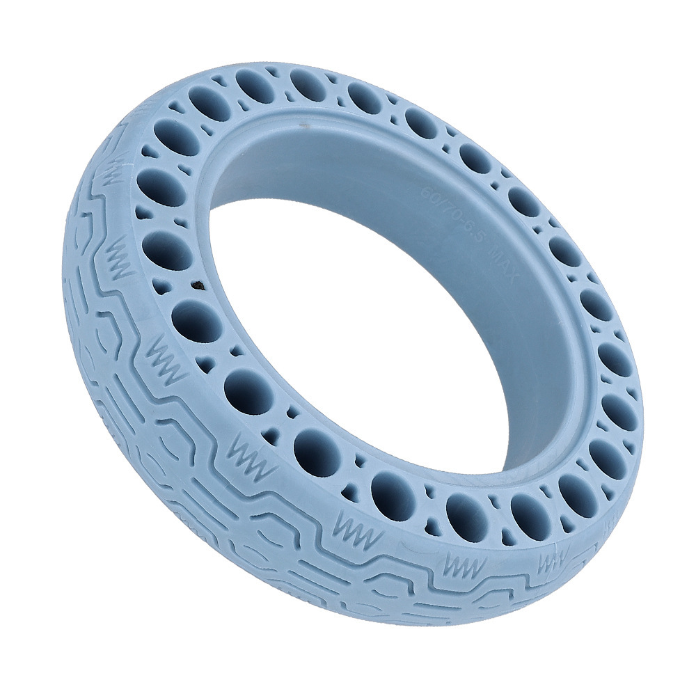 60/70-6.5 Small Hole Hollow Solid Tire Max G30 Electric Scooter Anti-Puncture Colorful Tire Spare Parts