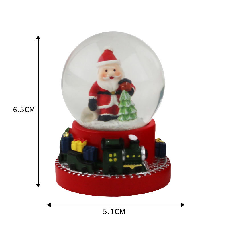 for creative Santa Claus portable money bag crystal ball custom desktop Christmas Eve gift ornaments