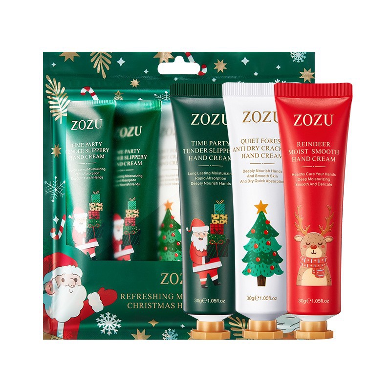 Comercio exterior transfronterizo SADOER colorido traje de crema de manos de flores y frutas hidratante anti-agrietamiento crema de manos regalo image 14