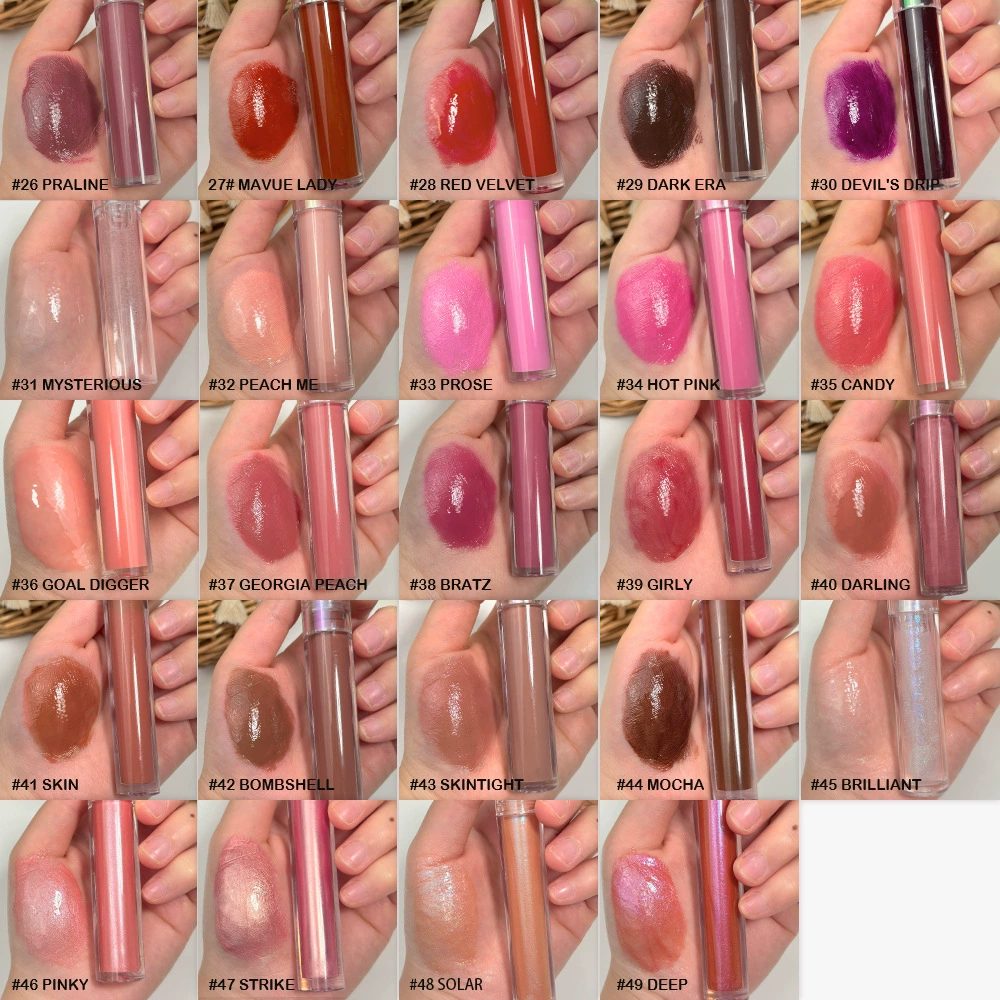 Makeup primer, quality lip gloss, moisturizing lip balm, (Cross-border trading), plump lips effect, mirror effect