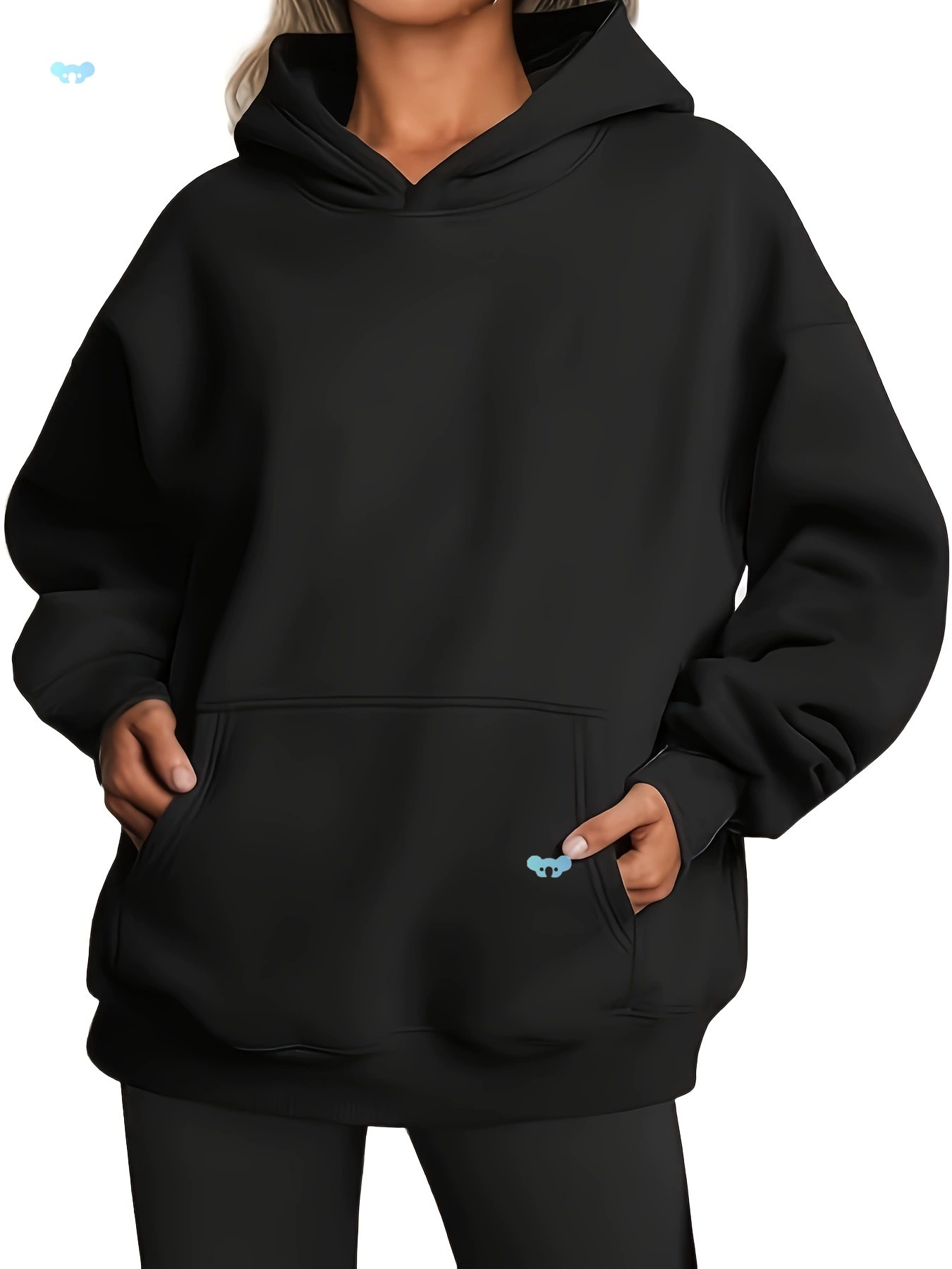 Свитер с длинными рукавами и капюшоном A Sense Of Street Atmosphere через границу