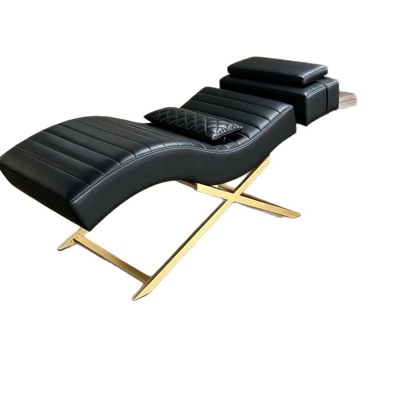 La cama de masaje Spa especial para el Salón de belleza de la cama de belleza, la cama de pestañas bordadas profesionales en forma de s, puede levantar y bajar la cama de pestañas de belleza. image 6