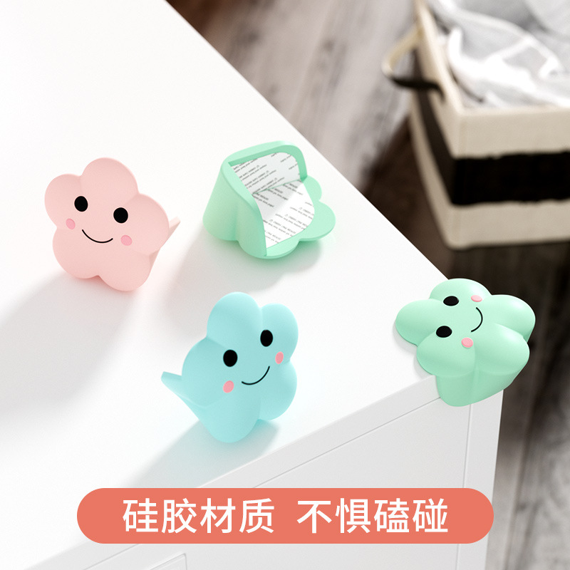 Children's Silicone Anti-collision Corner Safety Anti-collision Baby's Glass Coffee Table Bag Table Table Corner Protective Cover