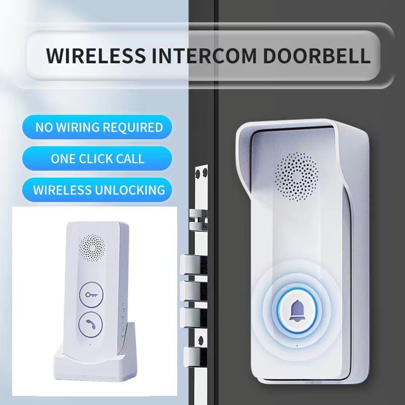 GYVDP 无线对讲门铃 支持无线开锁Wireless doorbell双向语音对讲