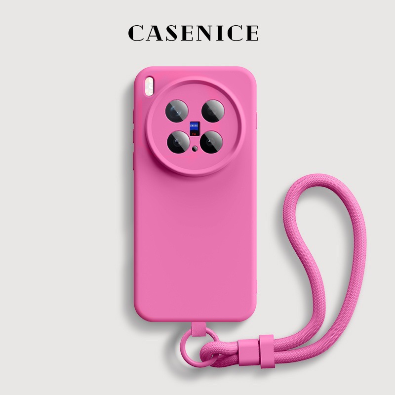 New Model Suitable for Vivox300Pro Mobile Phone Case Liquid Silicone 200Ultr Lanyard Magnetic All-Inclusive Anti-Fall Soft Shell