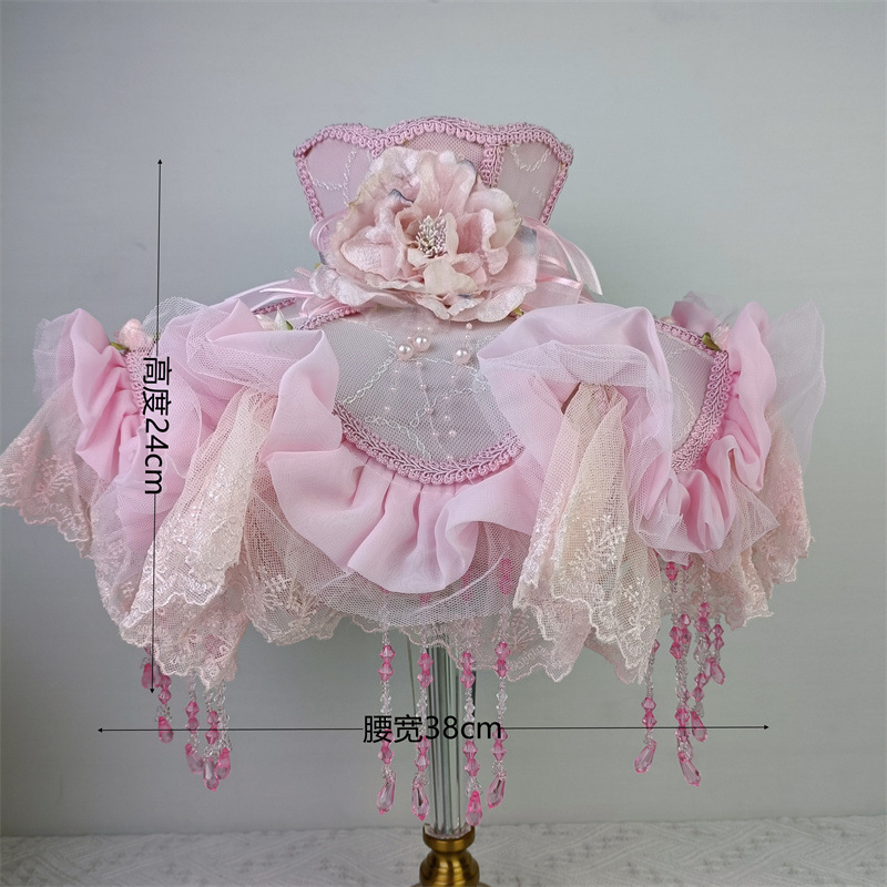 Xianfan accesorios de la lámpara de pie lámpara de mesa de encaje cubierta de la cáscara pantalla antiguo estilo retro princesa Europea estilo pastoral image 10