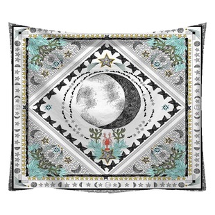 Cross-border direct supply color tarot series digital printing home decoration hanging cloth background wall decoration tapestry