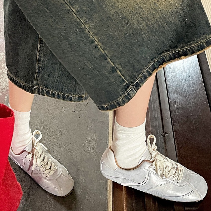 Light Sports Retro All-match Flat German Training Shoes Women's 2025 New Spring Soft Sole Lightweight Sneakers Small White Shoes