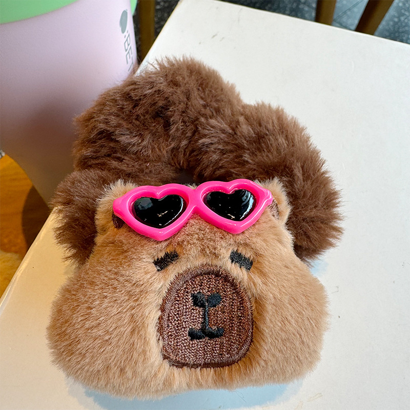 Estilo De Dibujos Animados Unisexo Animal Felpa Liga Para El Cabello display picture 5